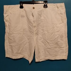 Ralph Lauren Men's Cream Flat Front Shorts